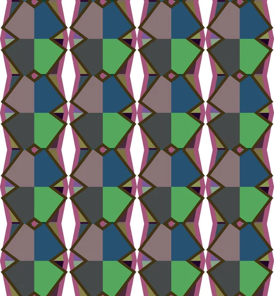 Patrón Vectorial Ornamental Geométrico Textura Diseño Sin Costuras — Archivo Imágenes Vectoriales