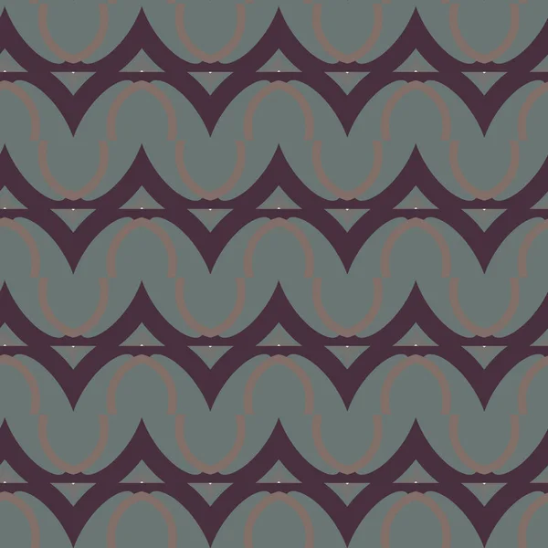 Geometrisches Ornamentales Vektormuster Nahtlose Design Textur — Stockvektor