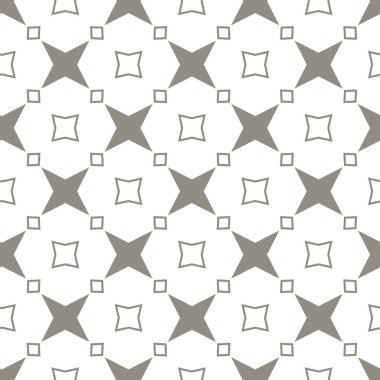 Geometrik süslemeli vektör deseni. Kusursuz tasarım dokusu 