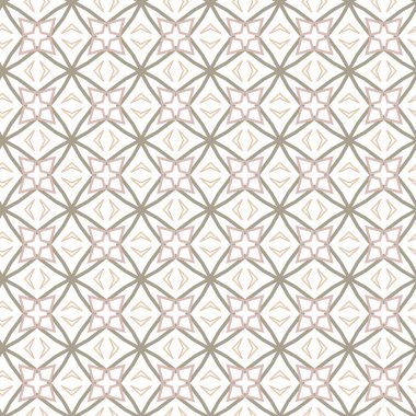 Geometrik süslemeli vektör deseni. Kusursuz tasarım dokusu