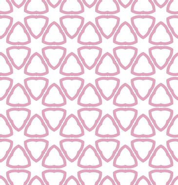 Geometrik süslemeli vektör deseni. Kusursuz tasarım dokusu 