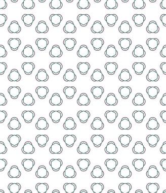 Geometrik süslemeli vektör deseni. Kusursuz tasarım dokusu 