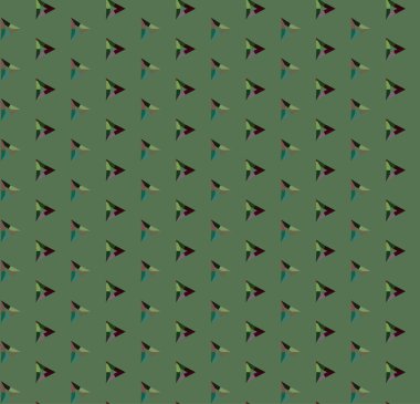 Geometrik süslemeli vektör deseni. Kusursuz tasarım dokusu 