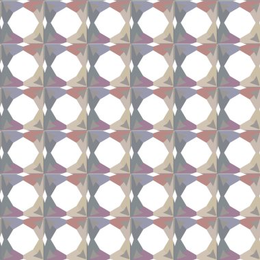 Geometrik süslemeli vektör deseni. Kusursuz tasarım dokusu 