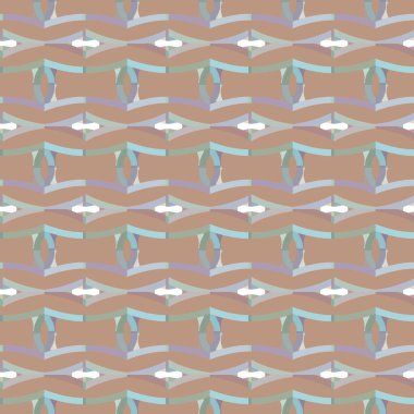 Geometrik süslemeli vektör deseni. Kusursuz tasarım dokusu 