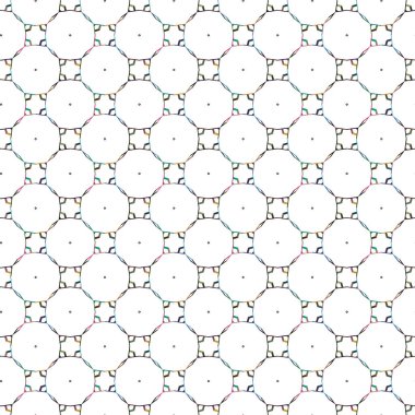 Soyut geometrik şekilli kusursuz desen