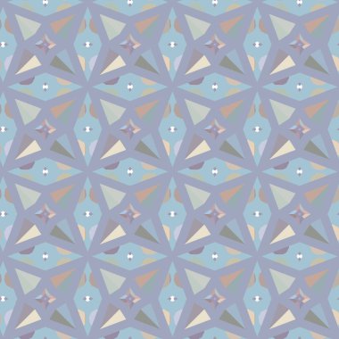 Geometrik süslemeli vektör deseni. Kusursuz tasarım dokusu 