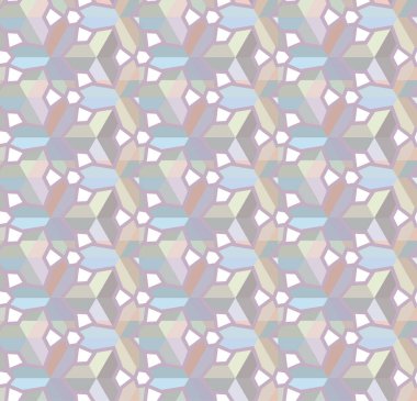Geometrik süslemeli vektör deseni. Kusursuz tasarım dokusu 