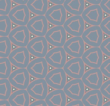 Geometrik süslemeli vektör deseni. Kusursuz tasarım dokusu 