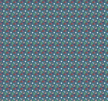 Geometrik süslemeli vektör deseni. Kusursuz tasarım dokusu