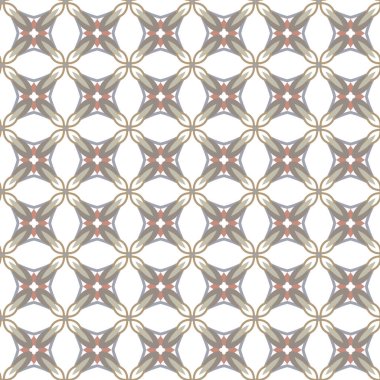 Geometrik süslemeli vektör deseni. Kusursuz tasarım dokusu 