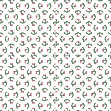 Geometrik süslemeli vektör deseni. Kusursuz tasarım dokusu 