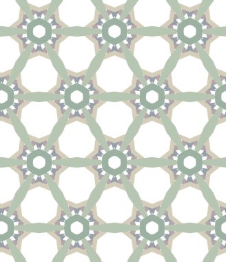 Geometrik süslemeli vektör deseni. Kusursuz tasarım dokusu 