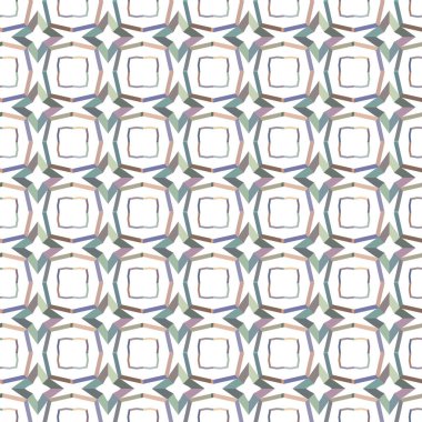 Geometrik süslemeli kusursuz desen. vektör illüstrasyonu