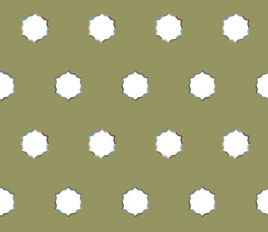 Geometrik süslemeli vektör deseni. Kusursuz tasarım dokusu 