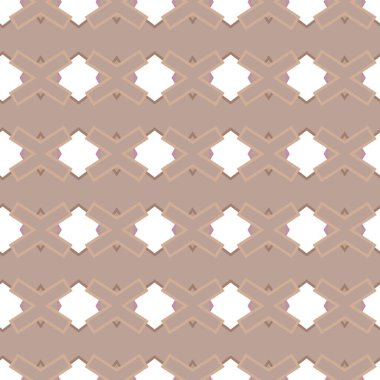 Geometrik süslemeli vektör deseni. Kusursuz tasarım dokusu 