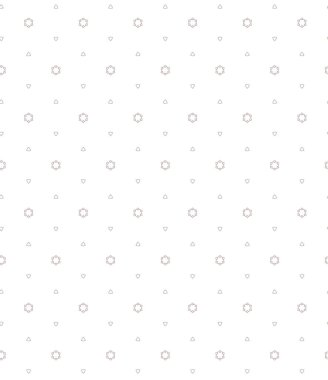 Geometrik süslemeli vektör deseni. Kusursuz tasarım dokusu