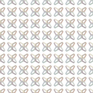 Geometrik süslemeli vektör deseni. Kusursuz tasarım dokusu 