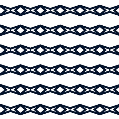 Geometrik süslemeli vektör deseni. Kusursuz tasarım dokusu 