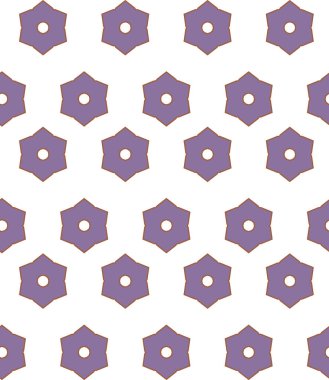 Geometrik süslemeli vektör deseni. Kusursuz tasarım dokusu 