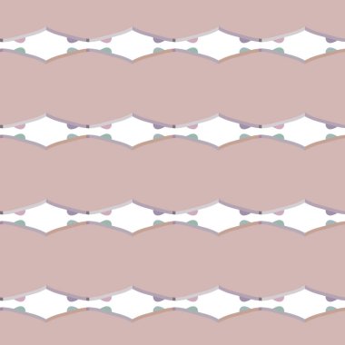 Geometrik süslemeli vektör deseni. Kusursuz tasarım dokusu 