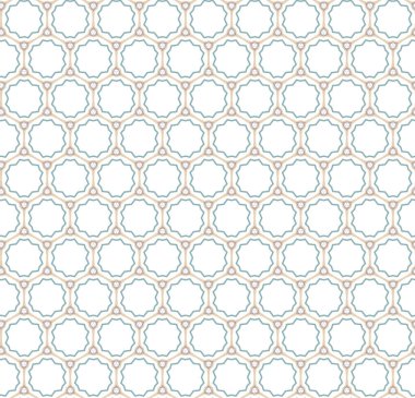 Geometrik süslemeli vektör deseni. Kusursuz tasarım dokusu 