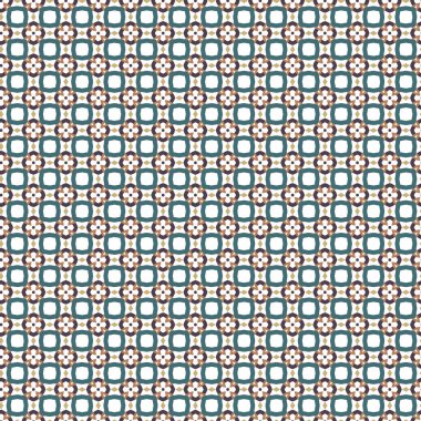 Geometrik süslemeli vektör deseni. Kusursuz tasarım dokusu