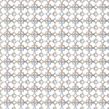 Geometrik süslemeli vektör deseni. Kusursuz tasarım dokusu