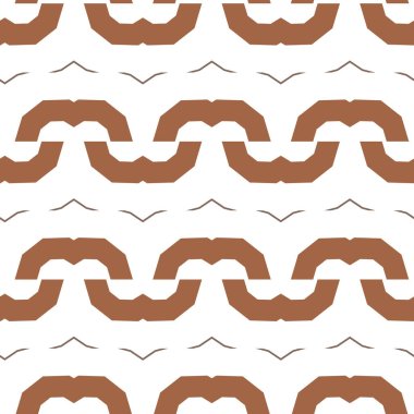 Geometrik süslemeli vektör deseni. Kusursuz tasarım dokusu 