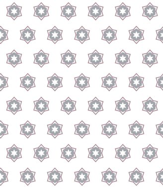 Geometrik süslemeli vektör deseni. Kusursuz tasarım dokusu 