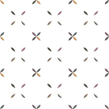 Geometrik süslemeli vektör deseni. Kusursuz tasarım dokusu 