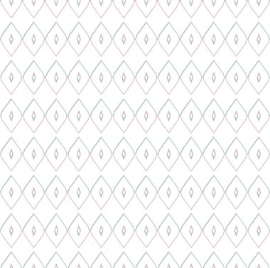 Geometrik süslemeli vektör deseni. Kusursuz tasarım dokusu 