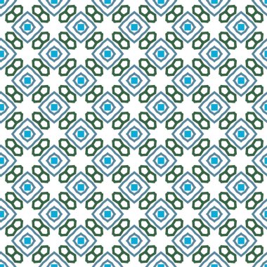 Geometrik süslemeli vektör deseni. Kusursuz tasarım dokusu 