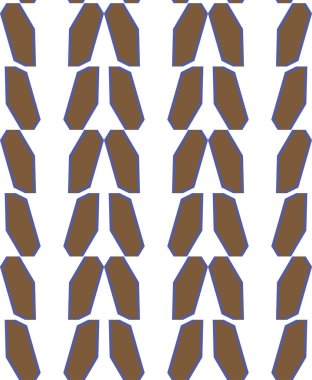 Geometrik süslemeli vektör deseni. Kusursuz tasarım dokusu 