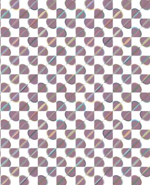 Geometrik süslemeli vektör deseni. Kusursuz tasarım dokusu 