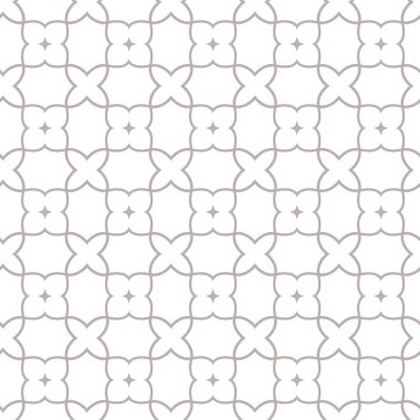 Geometrik süslemeli vektör deseni. Kusursuz tasarım dokusu