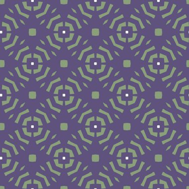 Geometrik süslemeli vektör deseni. Kusursuz tasarım dokusu 