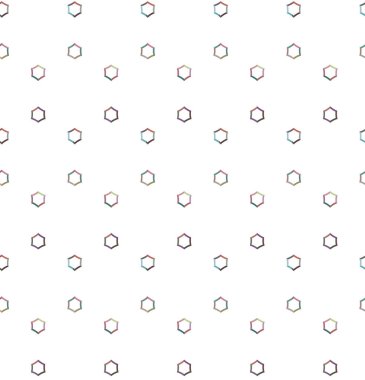 Geometrik süslemeli vektör deseni. Kusursuz tasarım dokusu