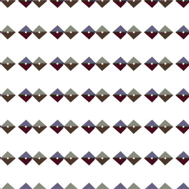 Geometrik şekilli kusursuz desen. vektör illüstrasyonu