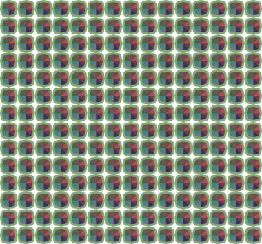 Geometrik süslemeli vektör deseni. Kusursuz tasarım dokusu