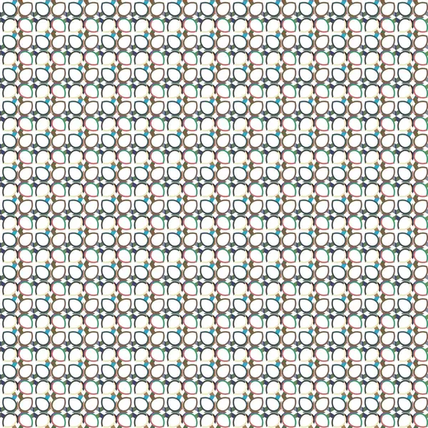 Geometrik Süslemeli Vektör Deseni Kusursuz Tasarım Dokusu — Stok Vektör