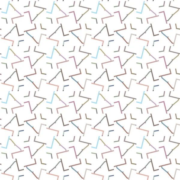 Geometrik süslemeli vektör deseni. Kusursuz tasarım dokusu 