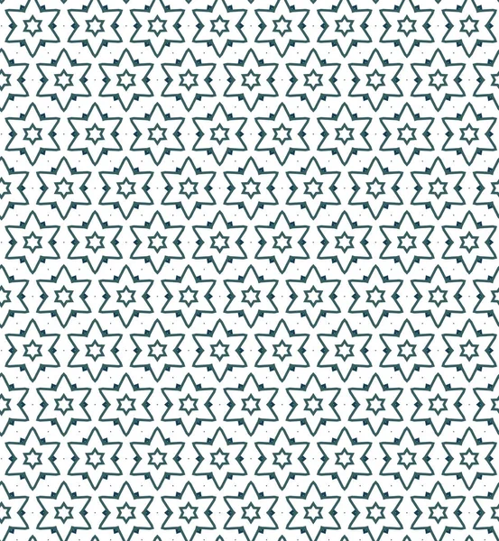 Geometrisches Ornamentales Vektormuster Nahtlose Design Textur — Stockvektor