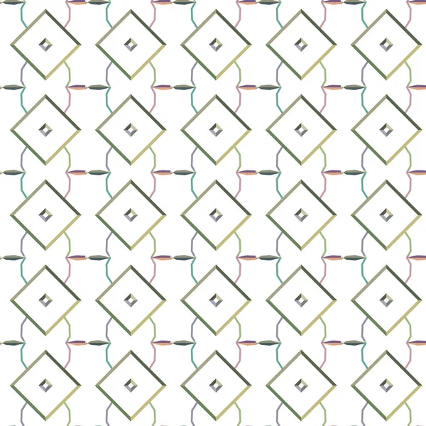 Geometrisches Ornamentales Vektormuster Nahtlose Design Textur — Stockvektor