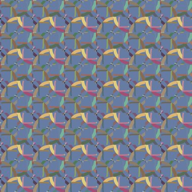 Geometrik süslemeli vektör deseni. Kusursuz tasarım dokusu 