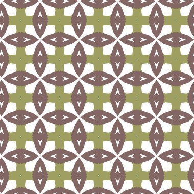 Geometrik süslemeli vektör deseni. Kusursuz tasarım dokusu 