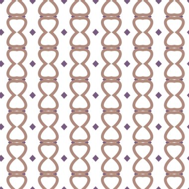 Geometrik süslemeli vektör deseni. Kusursuz tasarım dokusu 