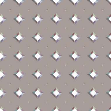 Geometrik süslemeli vektör deseni. Kusursuz tasarım dokusu 
