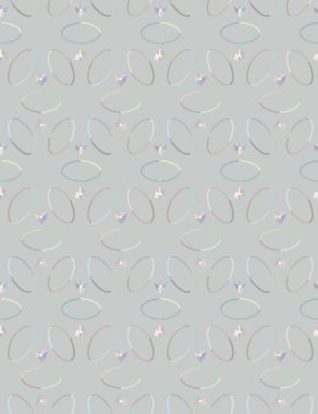 Geometrik süslemeli vektör deseni. Kusursuz tasarım dokusu 