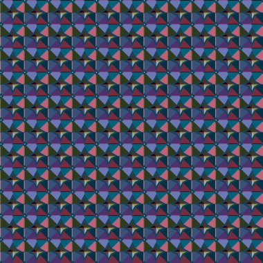 Geometrik süslemeli vektör deseni. Kusursuz tasarım dokusu 